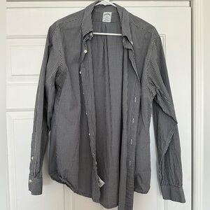 Brooks Brothers Checkered Button Up- Large
